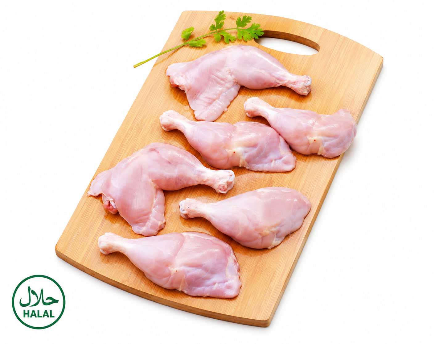 Halal Chicken Legs – 5kg remove skin with small pieces