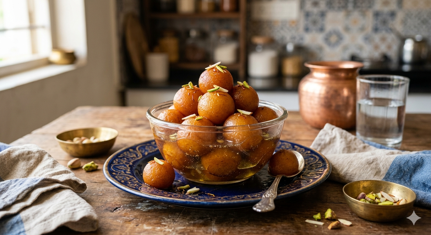 Premium Gulab Jamun – Soft & Juicy (400g Pack)