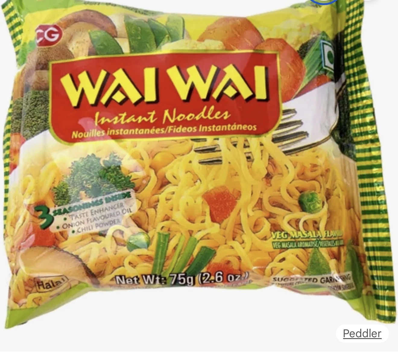 Wai wai veg noodles 65g