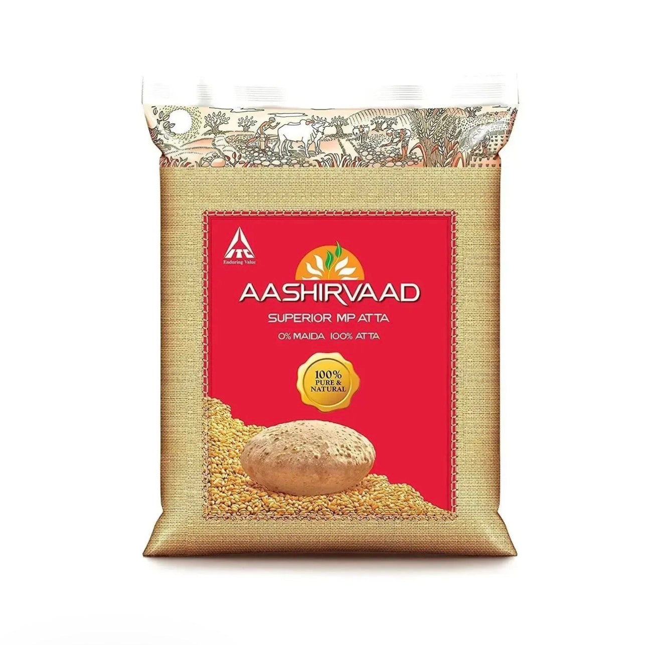 Aashirvaad Atta Flour 10kg (Export Quality)EXP 19 dec 2026