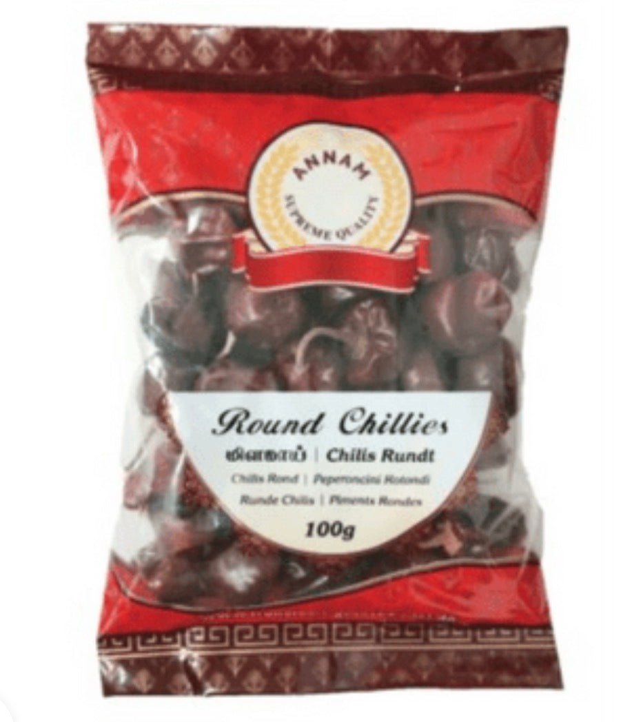 Annam Dried (round) red chilli 100g