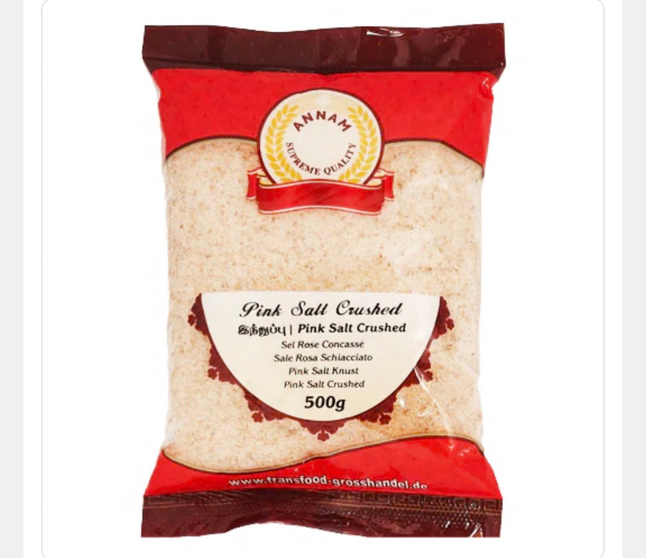 Annam Himalaya Salt Crushed 500g