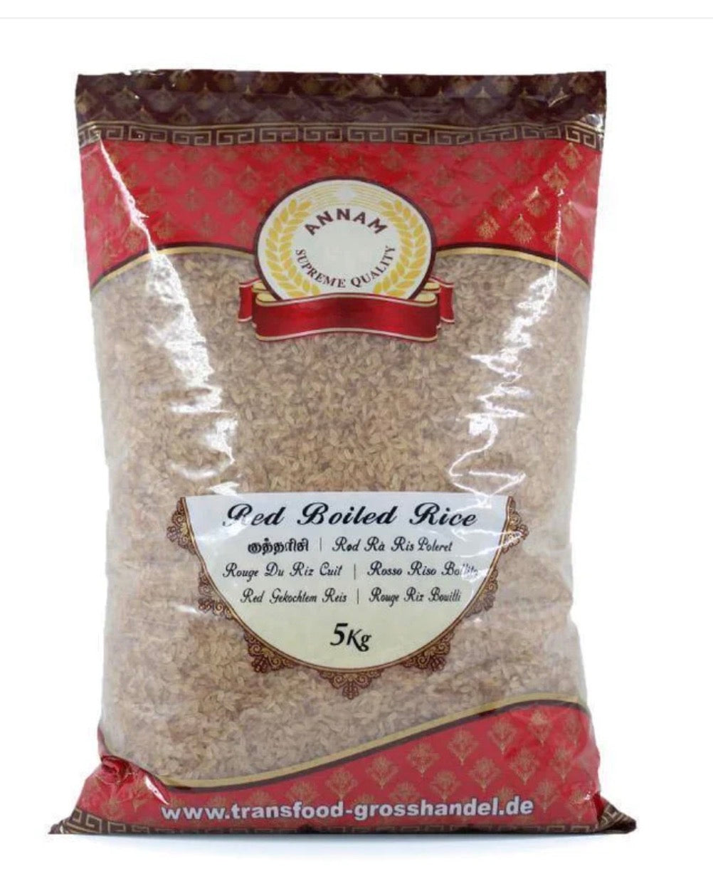 Annam Red Parboiled Rice 5kg