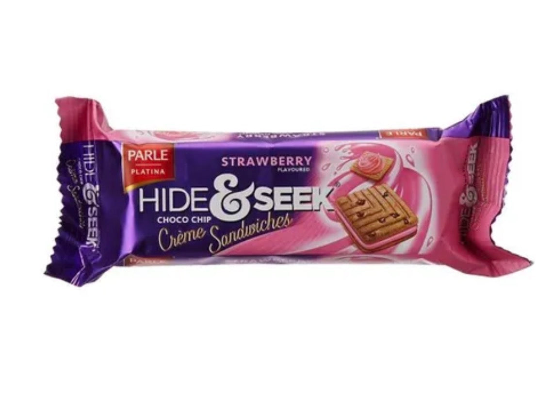 Parle Hide & Seek Fab Strawberry Biscuits 112g