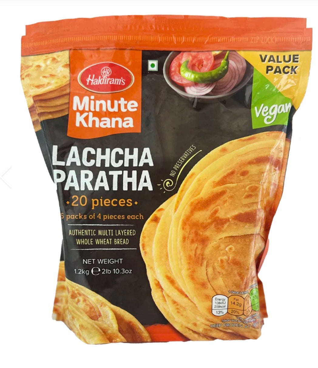 Haldiram's  Frozen Lachcha Paratha Vegan 1.2kg