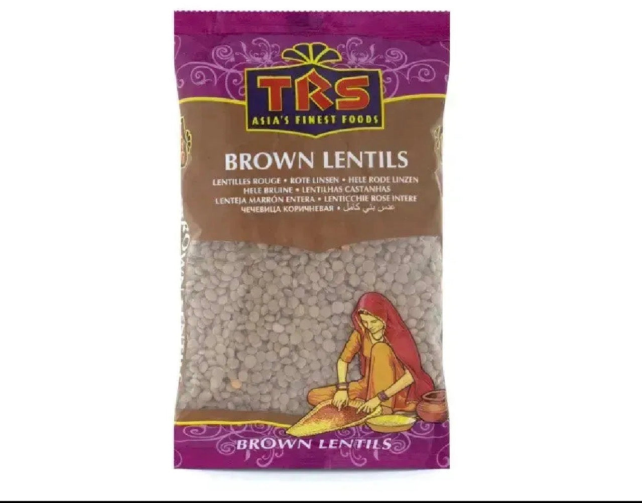 TRS Whole Brown Lentils  2Kgs