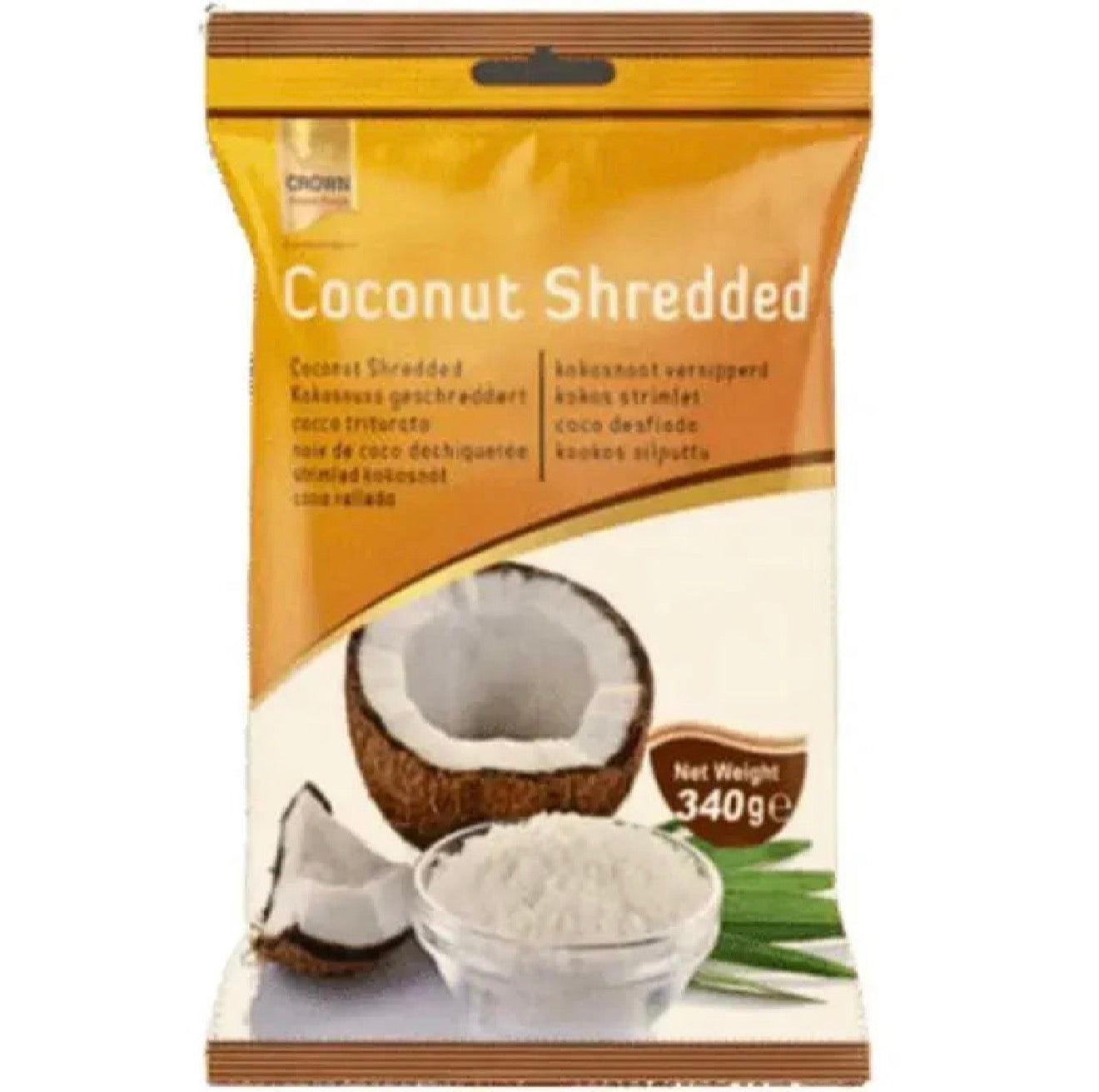 Crown Frozen Grated/Shredded Coconut 340g