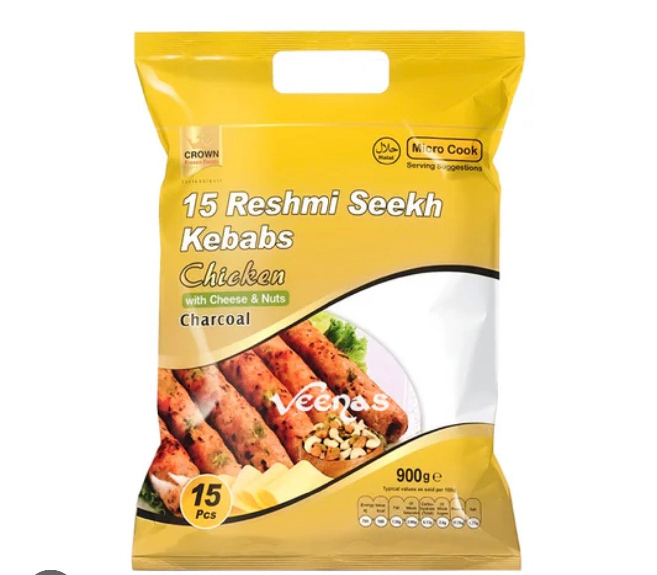 Crown Reshmi kebab Chicken 900g