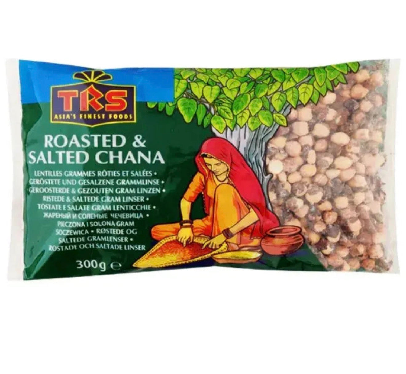 TRS Roasted Chana Plain Salted  300g