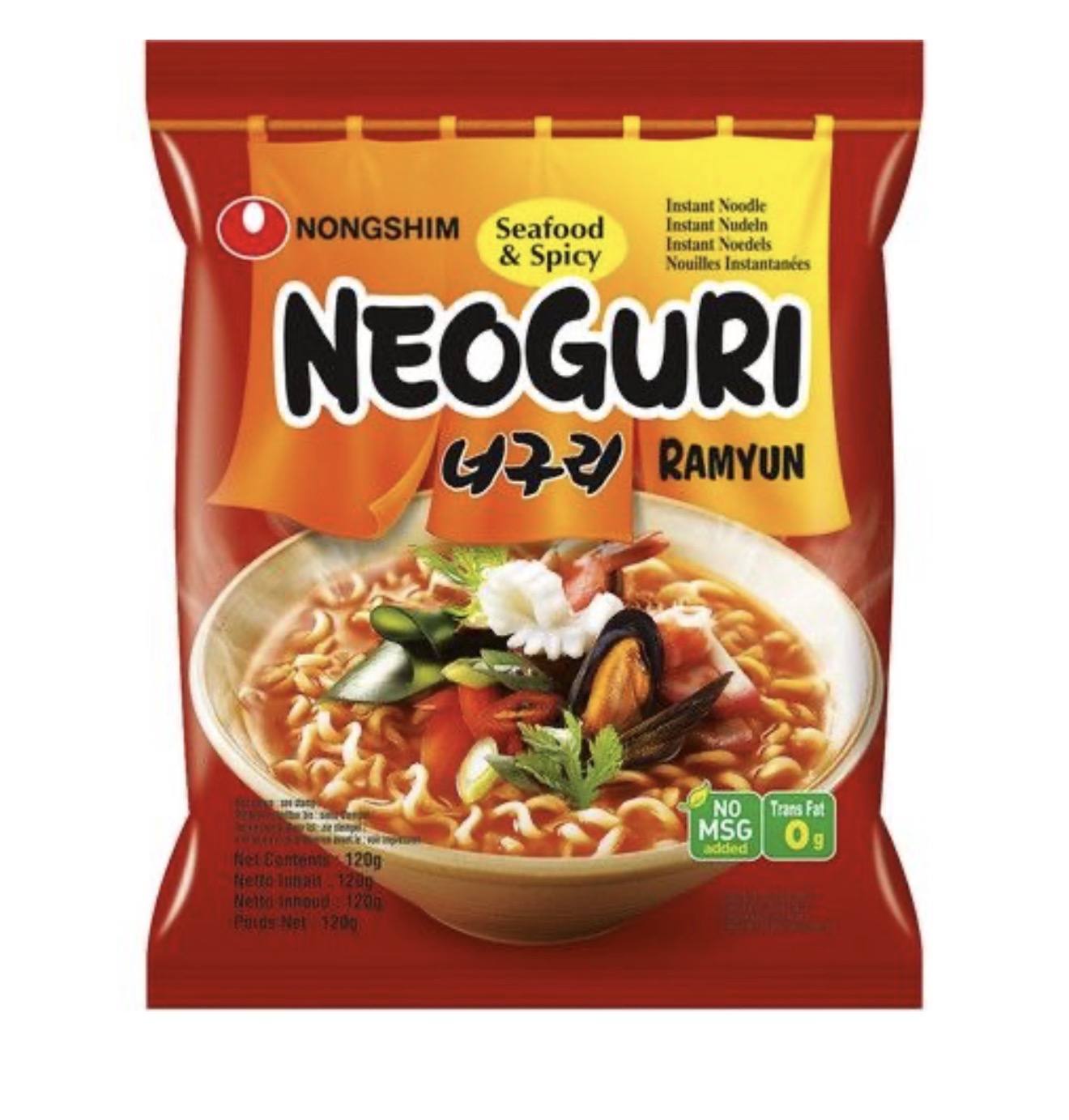 NONGSHIM  Instant Noodles Neoguri Ramyun Hot 120g