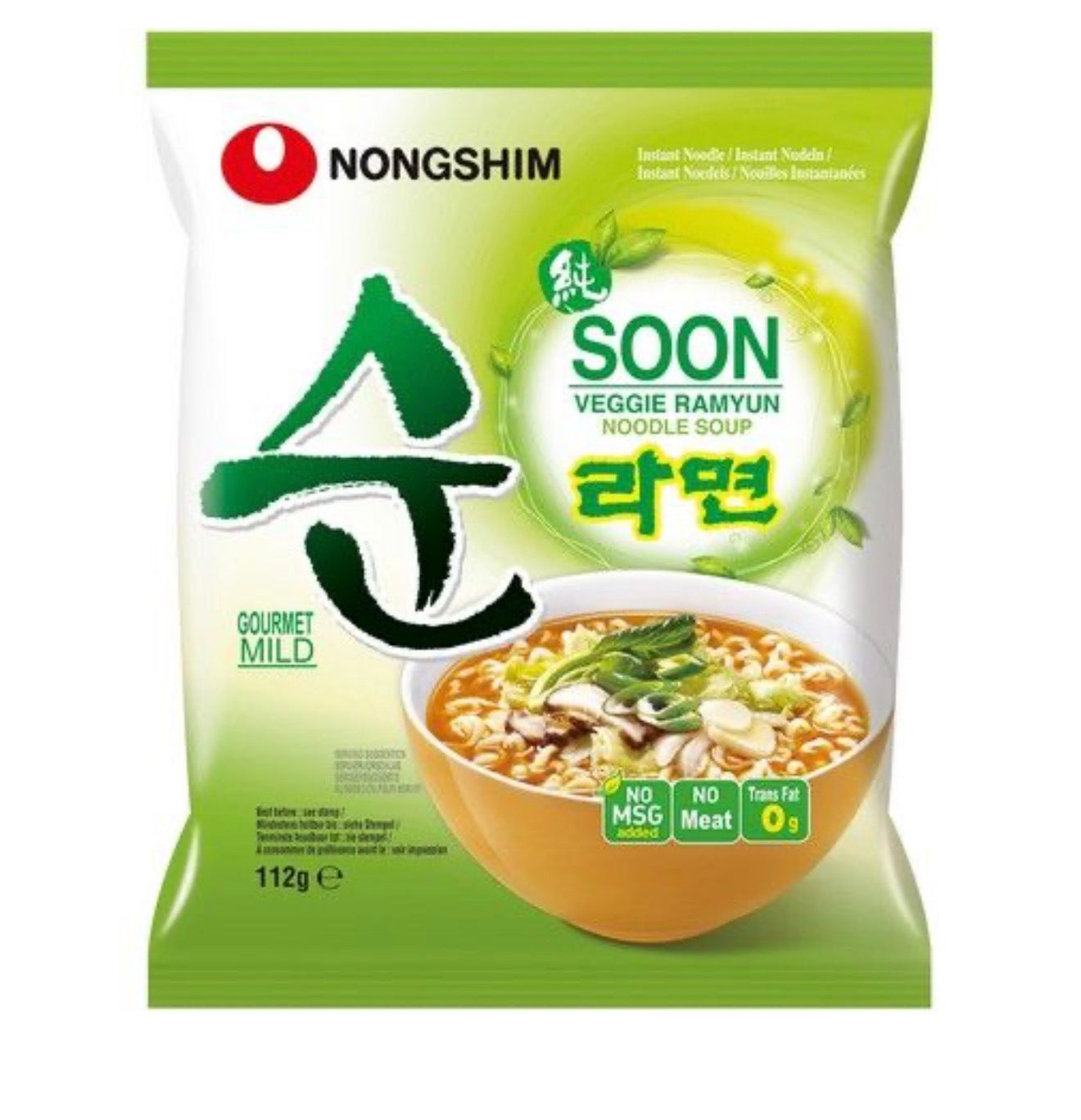 NONGSHIM  Instant Noodles Soon Veggie Ramyun 112g