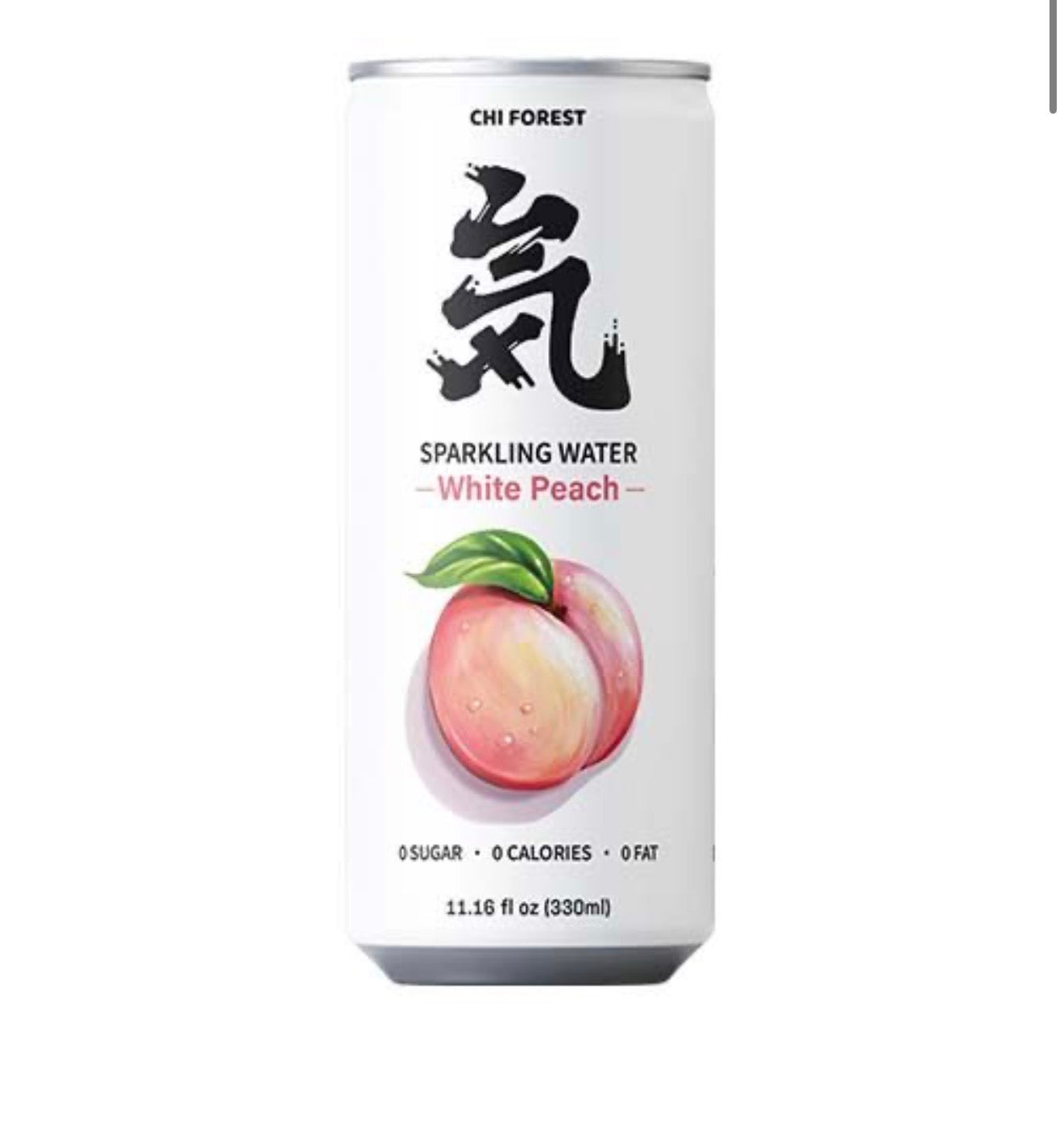 CHI FOREST  Sparkling Water White Peach Can 330ml