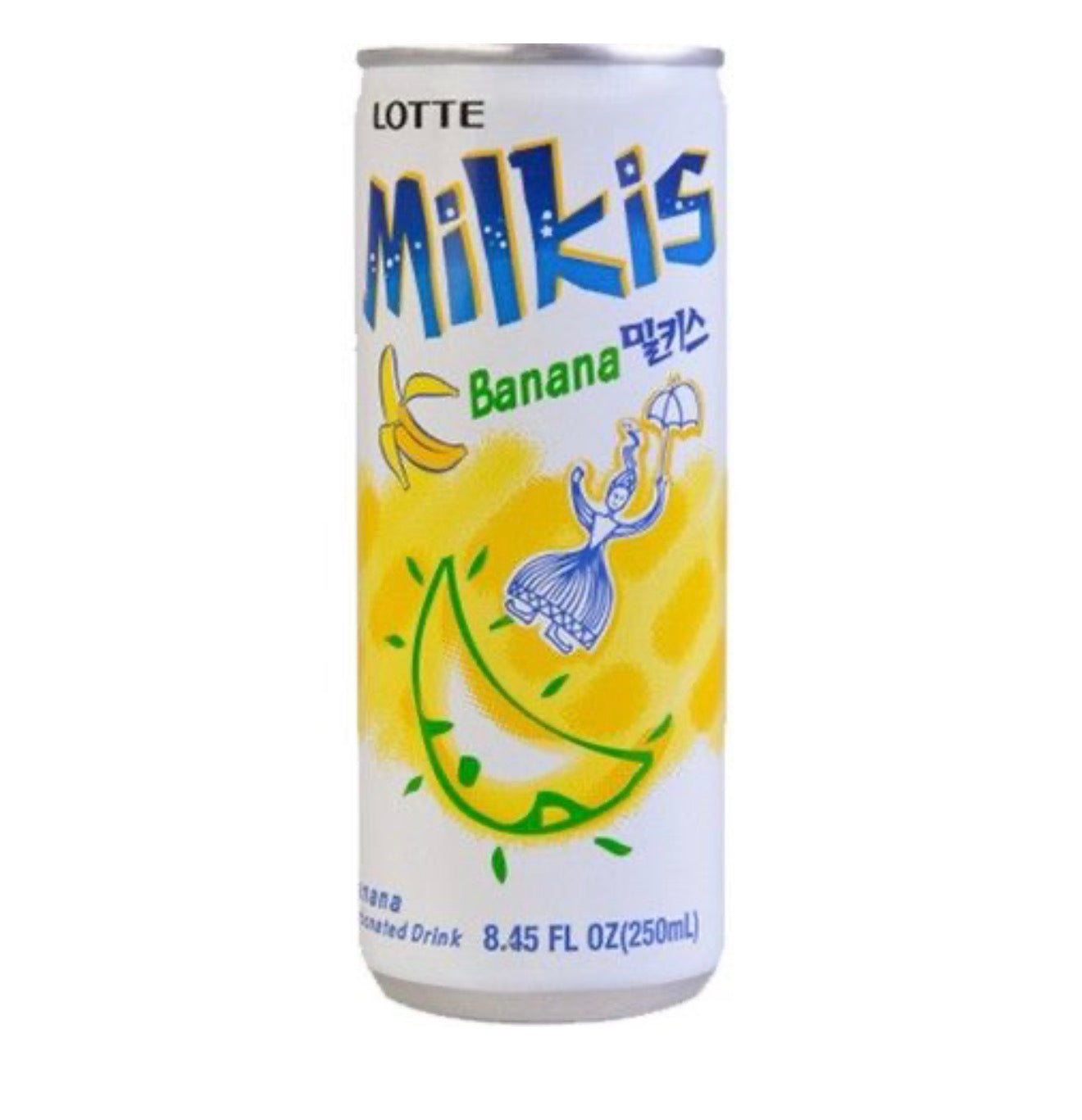 LOTTE  Milkis Soft Drink Banana Can 250ml