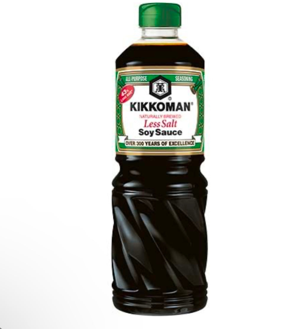 KIKKOMAN  Soy Sauce Less Salty DE 975ml