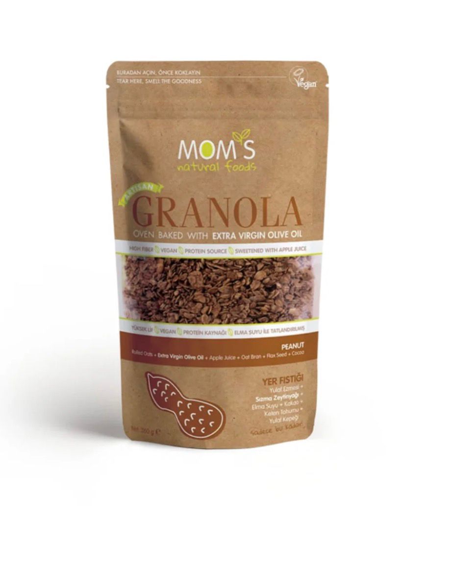 Mom's Natural Foods  PEANUT GRANOLA