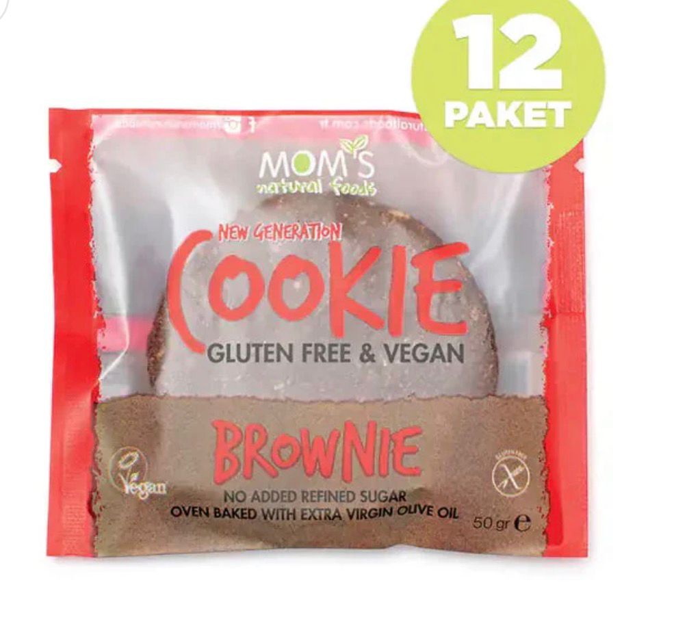 Mom's Natural Foods  12 Gluten Free BROWNIE Cookies