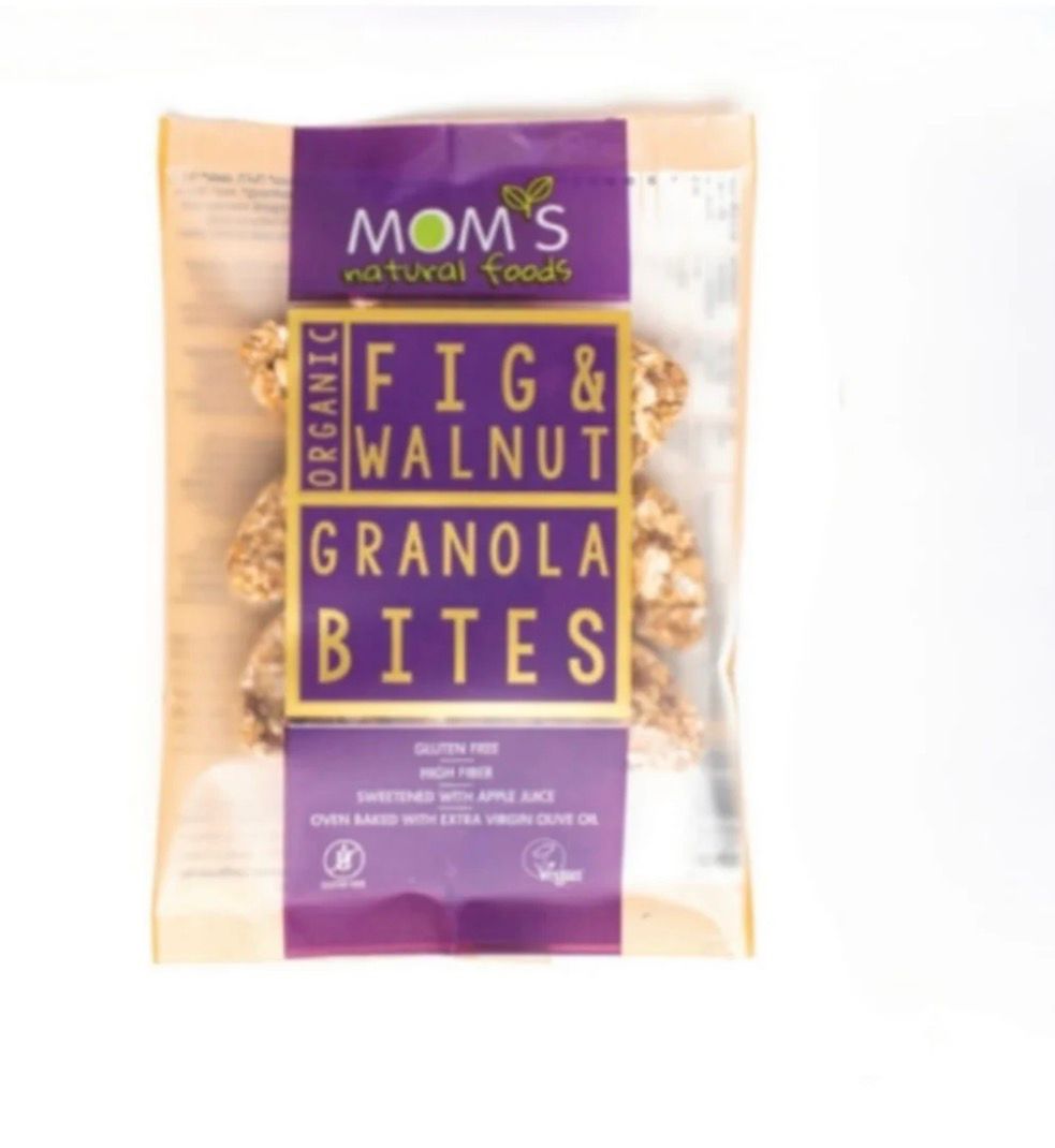 Mom's Natural Foods  FIG & WALNUT GRANOLA BITES