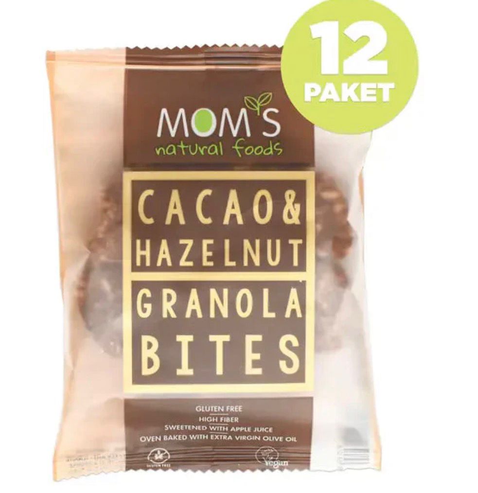 Mom's Natural Foods  12 Pieces Mix Gluten Free Granola BITES