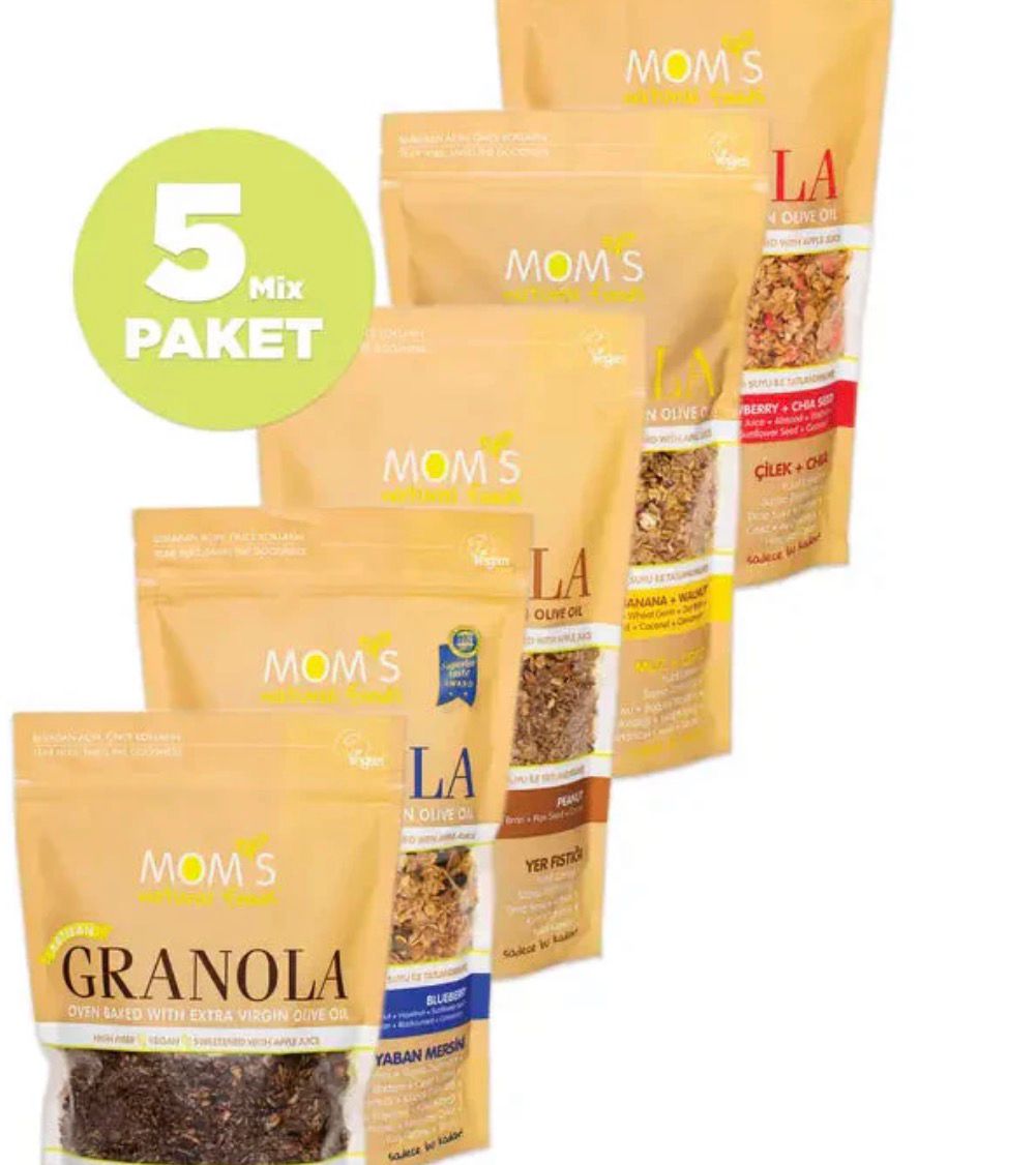 Mom's Natural Foods  5-PACK MIX GRANOLA