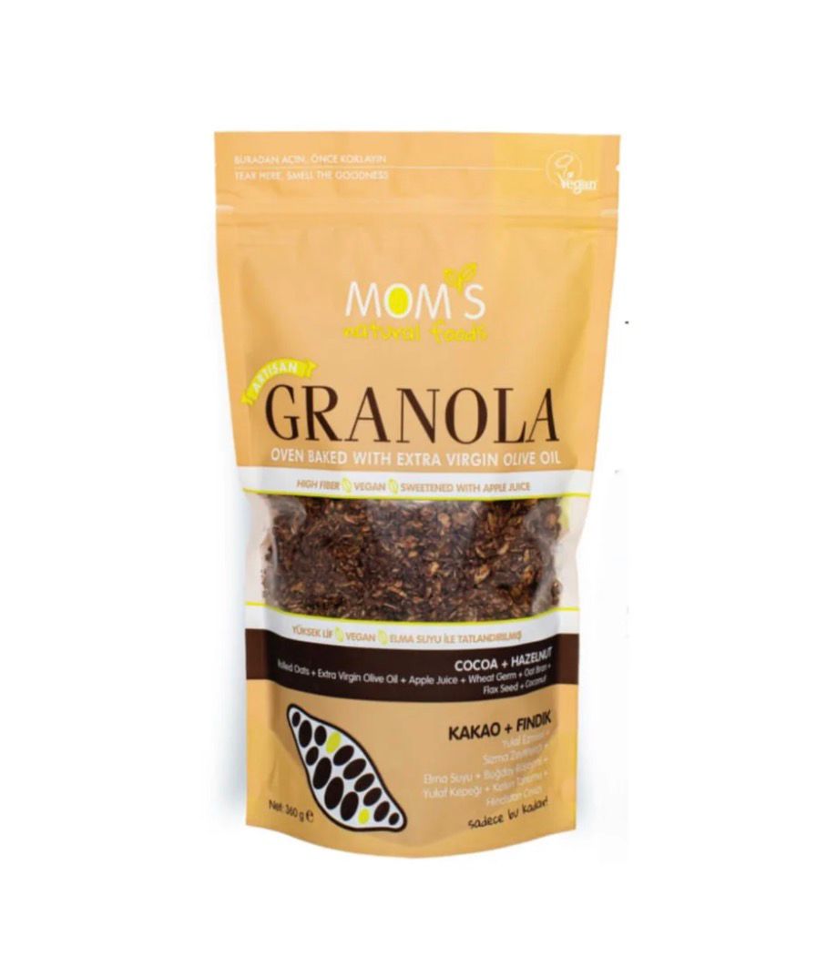 Mom's Natural Foods  COCAO + HAZELNUT GRANOLA