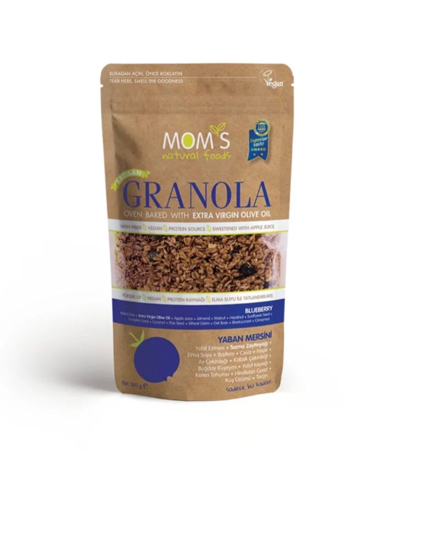 MOM,S natural foods BLUEBERRY GRANOLA