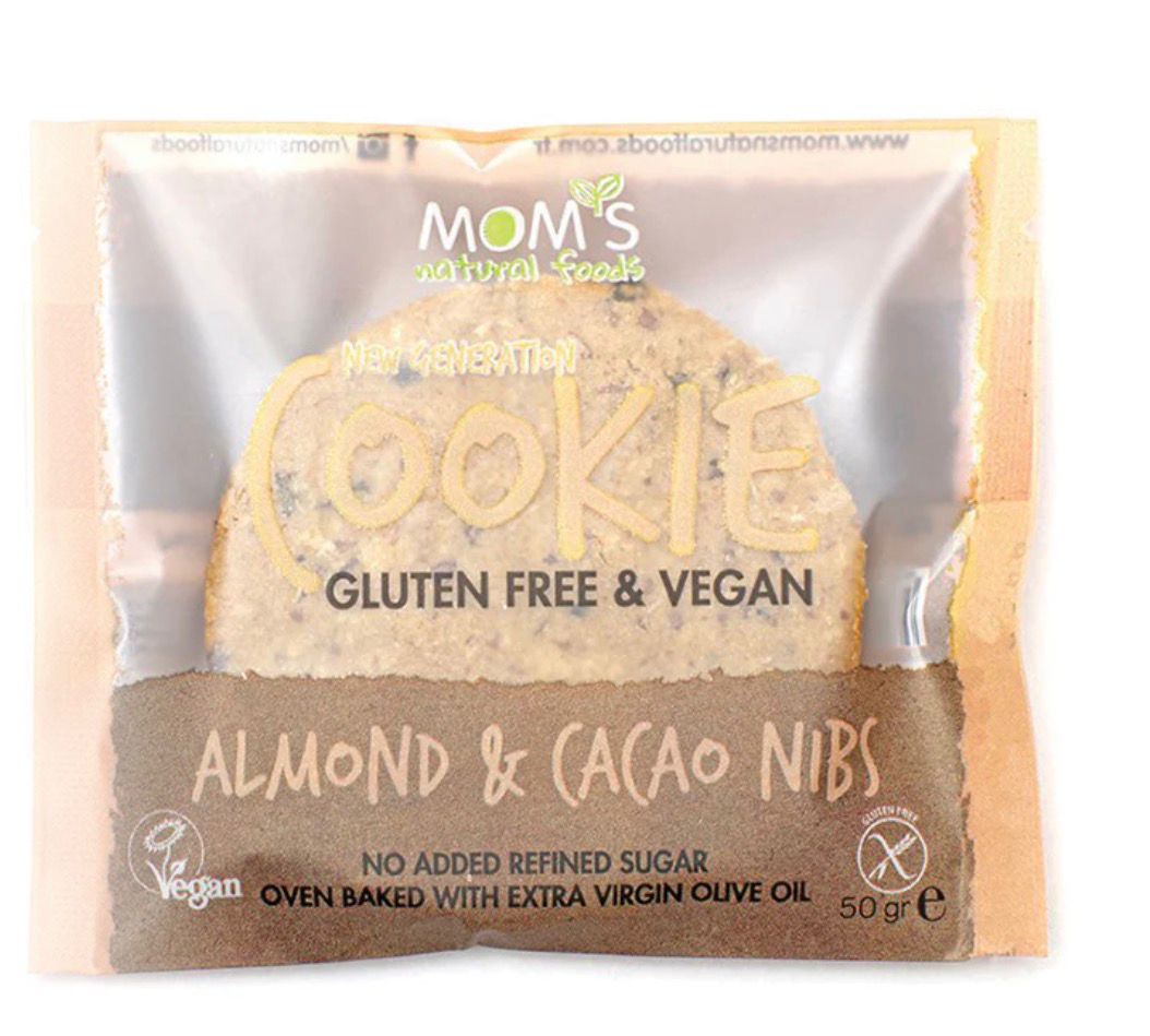 Mom's Natural Foods  ALMOND & CACAO NIBS