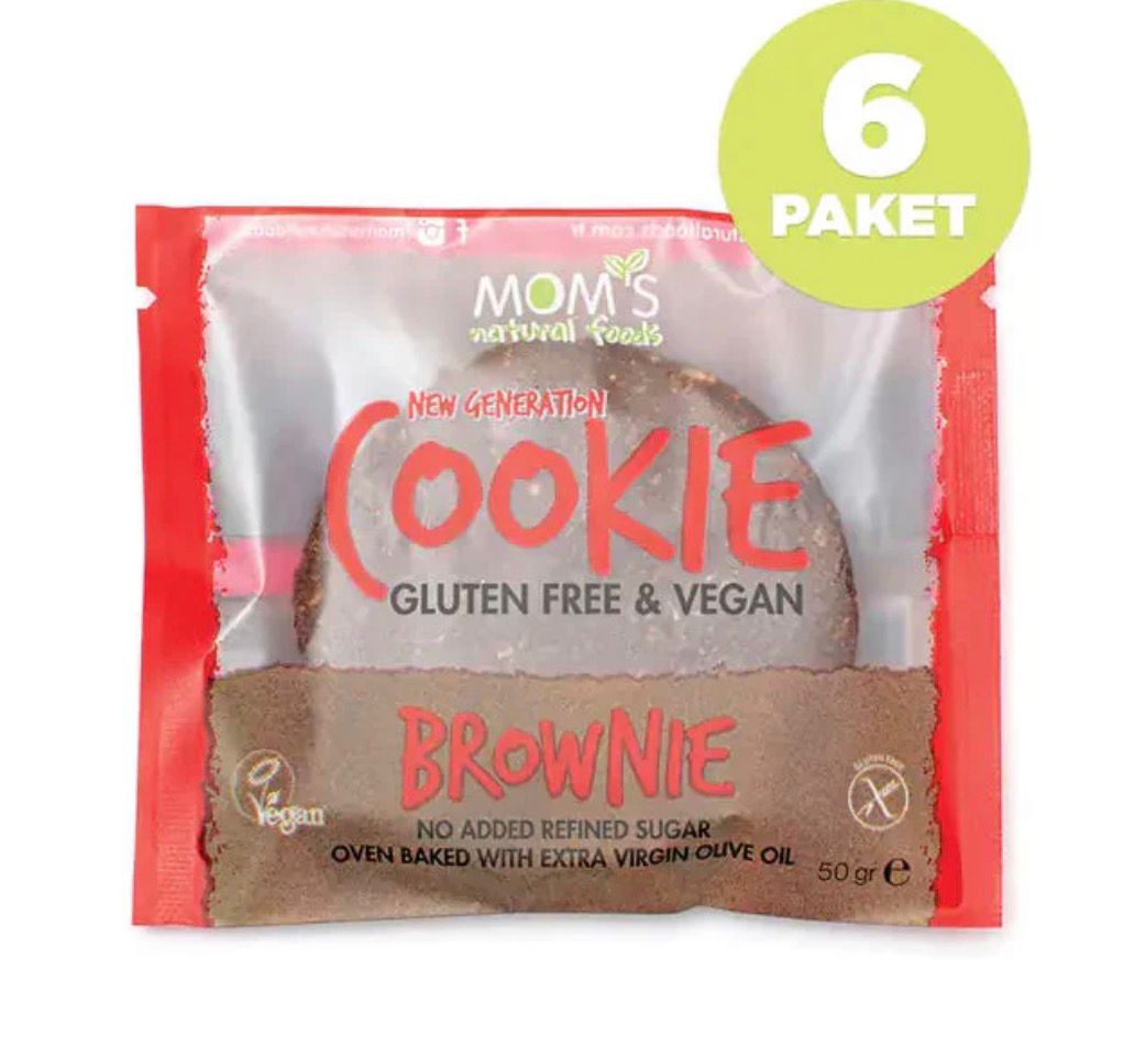 Mom's Natural Foods  6-Pack Gluten-Free BROWNIE Cookies