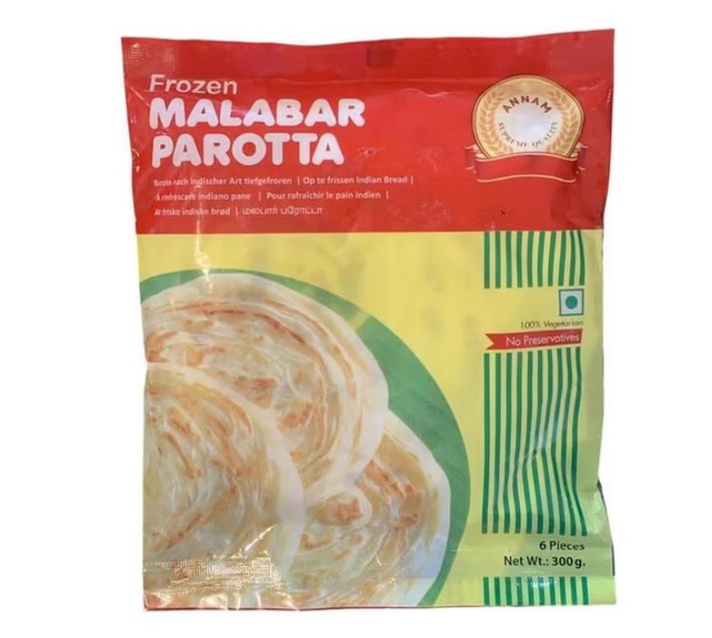 Annam Frozen Malabar Parotta - 1Kg