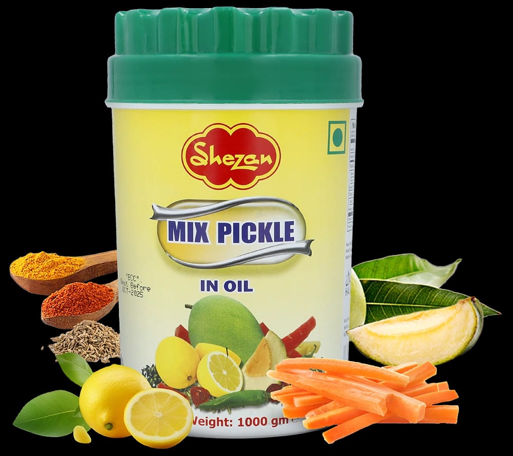 Shezan Mix Pickle in Oil - 1000 gm