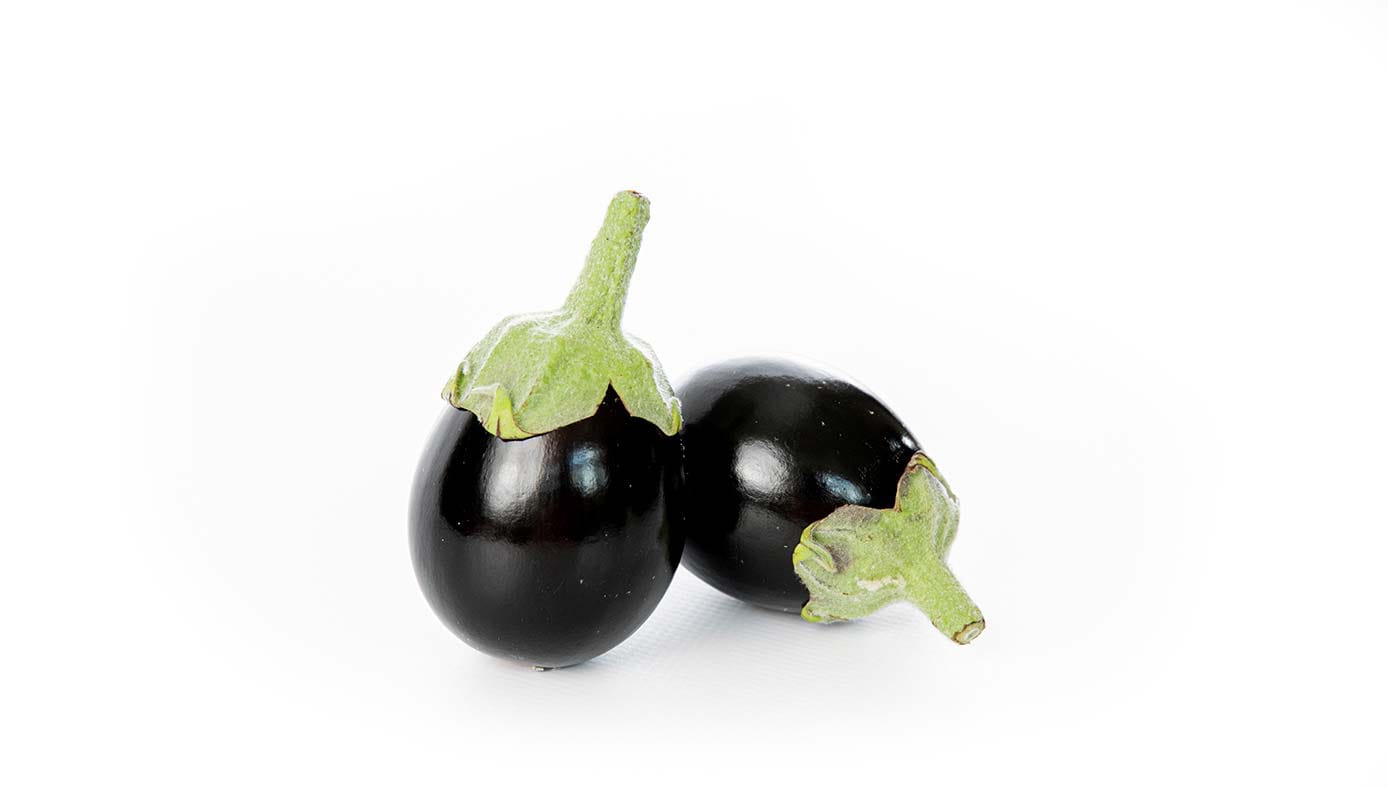 Purple Brinjal Small (Desi Batha)