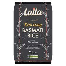 Black Laila Extra Long Basmati Rice 20kg