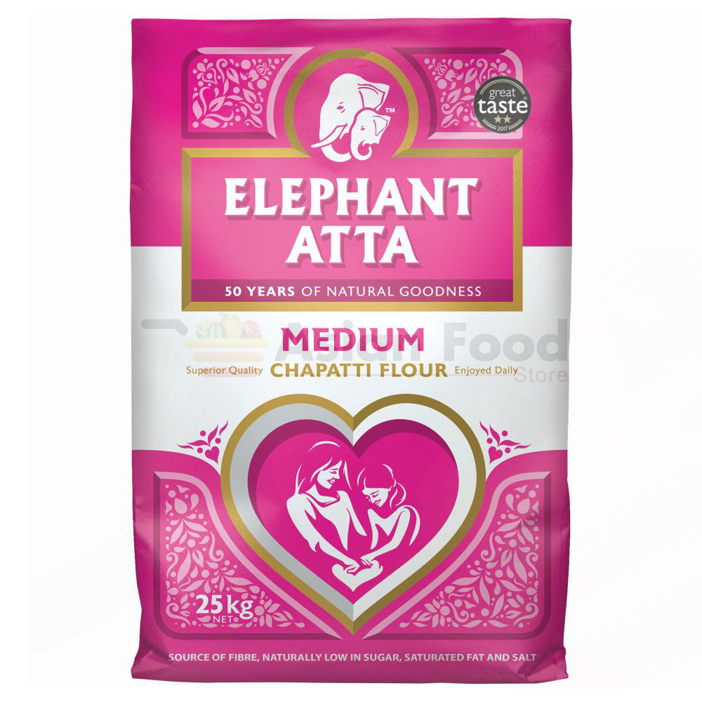 Elephant Atta Medium Chapatti Flour - 25kg