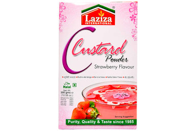 Laziza Custard strawberry flavour 300g
