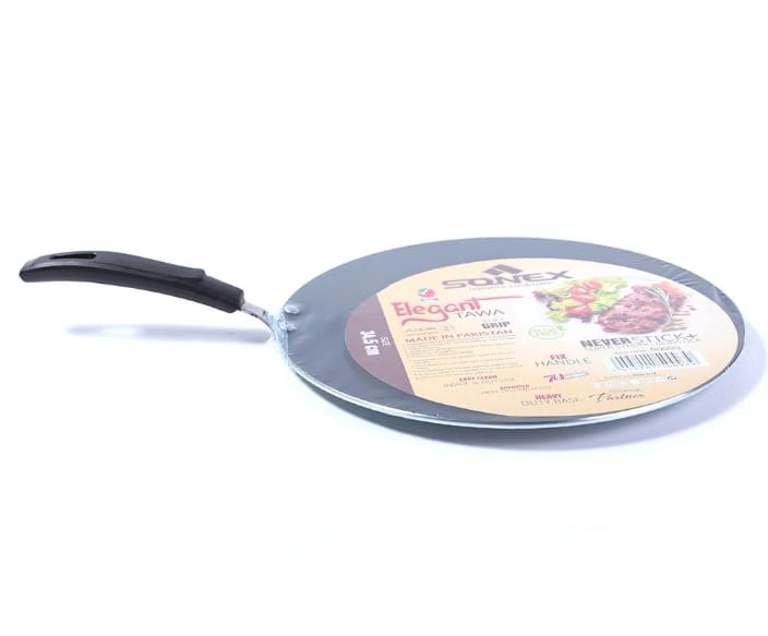 Sonex Elegant Pakistani Tawa – Non-Stick Flat Pan (Gas & Electric Compatible)